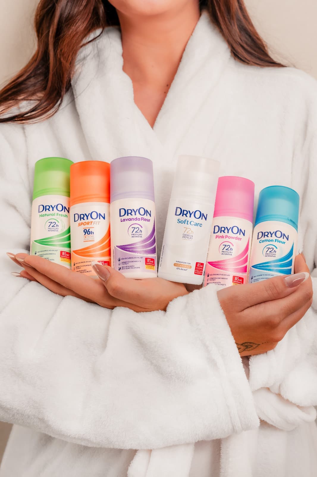 DryOn lança linha roll-on com foco em proteção prolongada e cuidado da pele